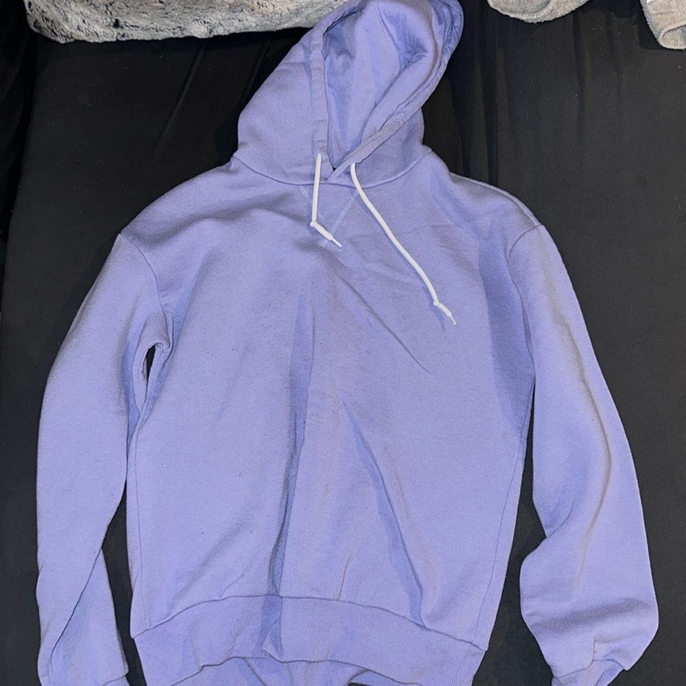 Purple fleece hoodie